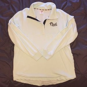 Victoria's Secret Love Pink Varsity Quarter Snap